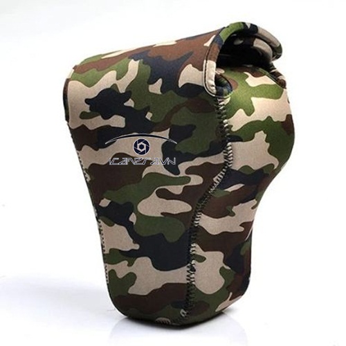 Túi máy ảnh Caden Camouflage Camera Case cho Canon, Nikon, Sony, Pentax size M