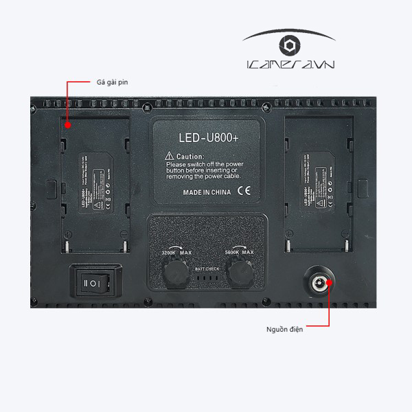 Đèn Led quay phim Camera Light U800 Plus