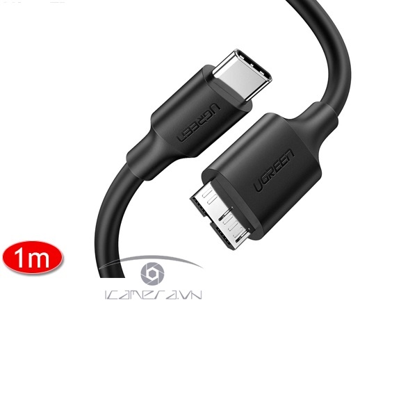 Ugreen 20103 – Cáp chuyển USB Type C to Micro USB 3.0 dài 1m chính hãng