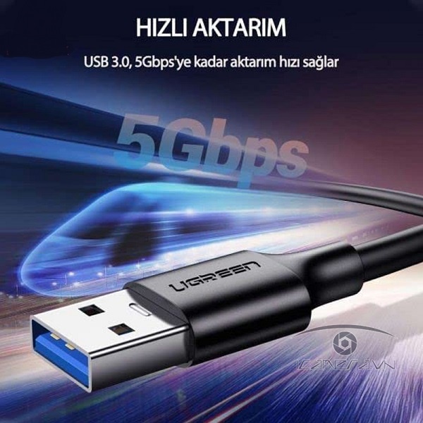 Cáp USB Type C to USB 3.0 Ugreen 20883 dài 1,5m chính hãng