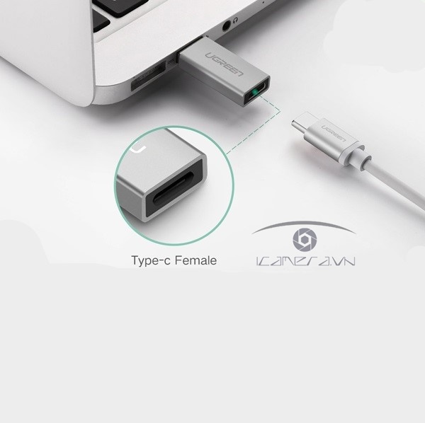 Đầu nối USB Type-C sang USB 3.0 cao cấp Ugreen 30705