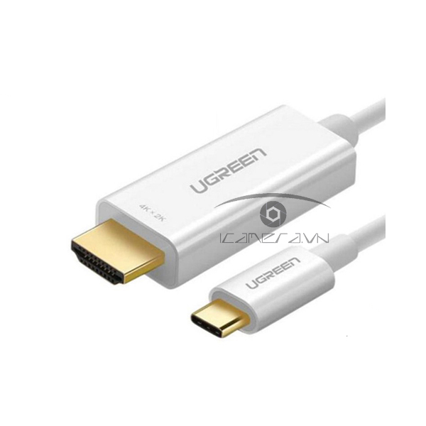 Cáp kết nối USB Type C to HDMI dài 1,5m Ugreen 30841 hỗ trợ 4K, 3D