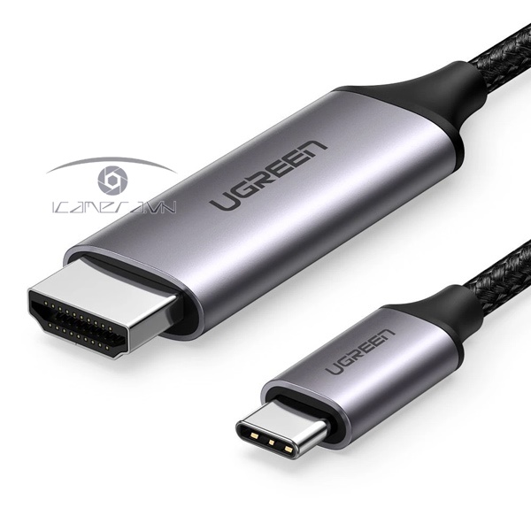 Cáp USB Type C to HDMI dài 3m Ugreen 50766 hỗ trợ 4K@60Hz