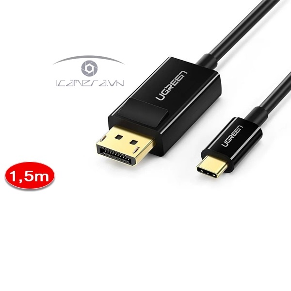 Cáp USB Type C to Displaypport dài 1,5m chính hãng hỗ trợ 4K2K Ugreen 50994