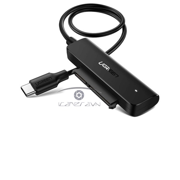 Cáp USB Type C to SATA đọc ổ cứng 2.5inch chính hãng Ugreen 70610