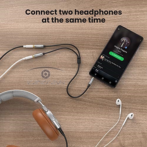 Cáp chuyển đổi 3.5mm Male sang 2 cổng 3.5mm Female Ugreen 30620 (sử dụng mic và tai nghe)