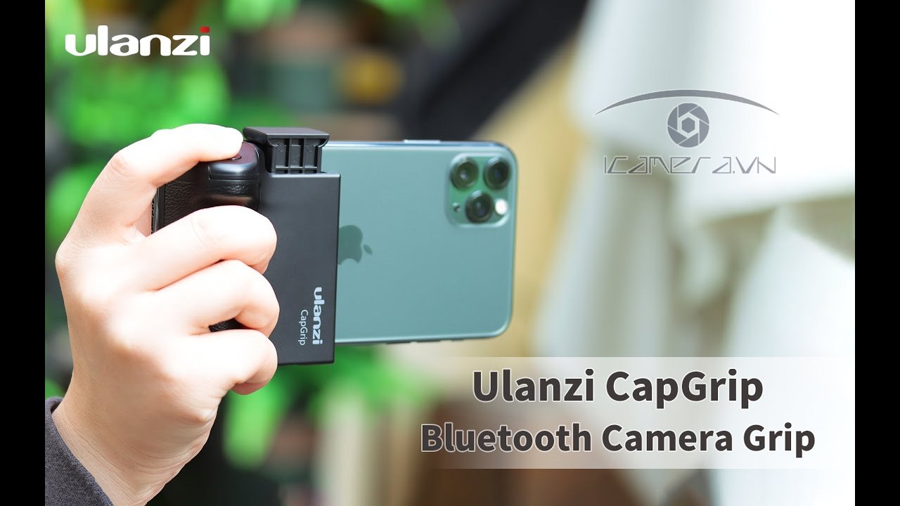 Báng tay cầm tích hợp điều khiển Bluetooth cho điện thoại - Ulanzi CapGrip