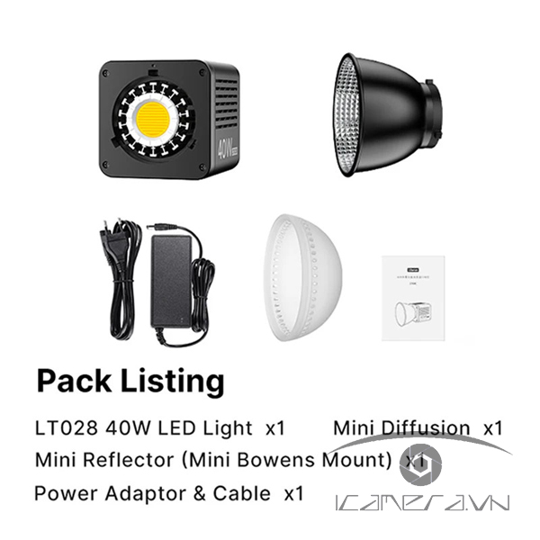  ULANZI LT005 - Đèn LED Bi-Color Công Suất 60W Hỗ Trợ Quay Phim, Chụp Hình