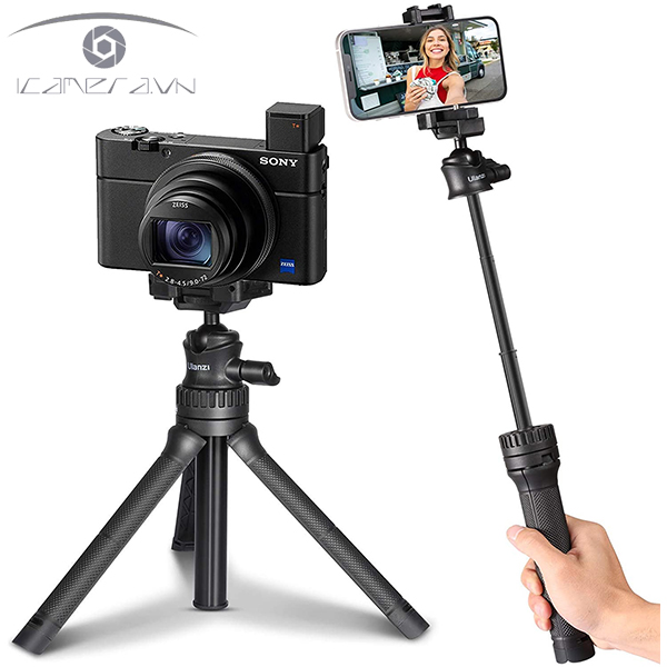 ULANZI MT-34 – CHÂN TRIPOD TÍCH HỢP NGÀM KẸP ĐIÊN THOẠI VÀ BALLHEAD XOAY 360°