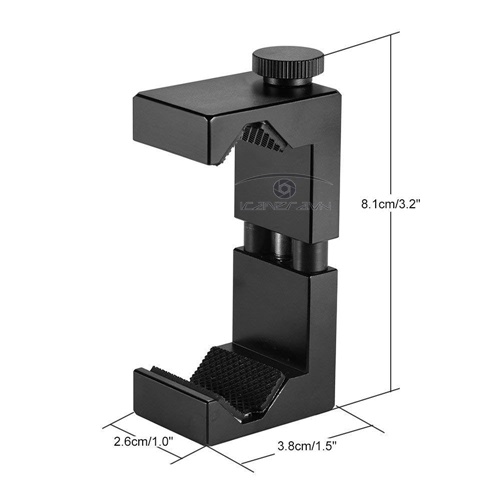 Gá kẹp điện thoại Ulanzi ST-02 hỗ trợ quay phim, chụp ảnh, gắn lên tripod