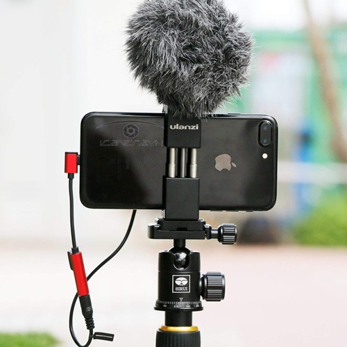 Gá kẹp điện thoại Ulanzi ST-02 hỗ trợ quay phim, chụp ảnh, gắn lên tripod