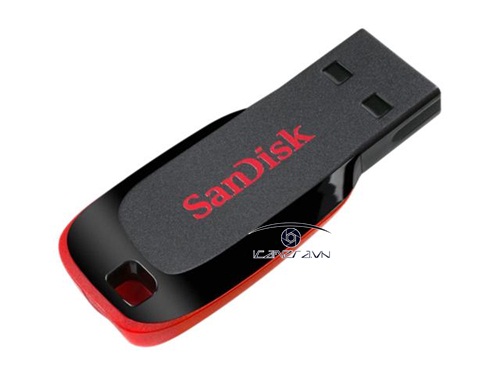 USB CZ50 màu đen viền đỏ 16GB Sandisk 2.0 SDCZ50-016G-B35