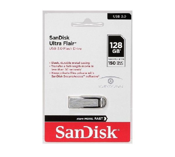 USB 128GB SanDisk Ultra Flair CZ73 USB 3.0 Flash Drive