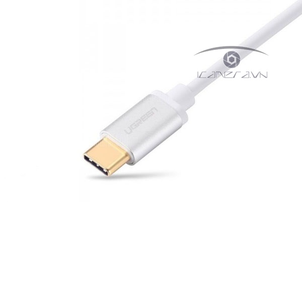 Cáp chuyển USB Type C sang 2 cổng Audio Chính hãng Ugreen 30732