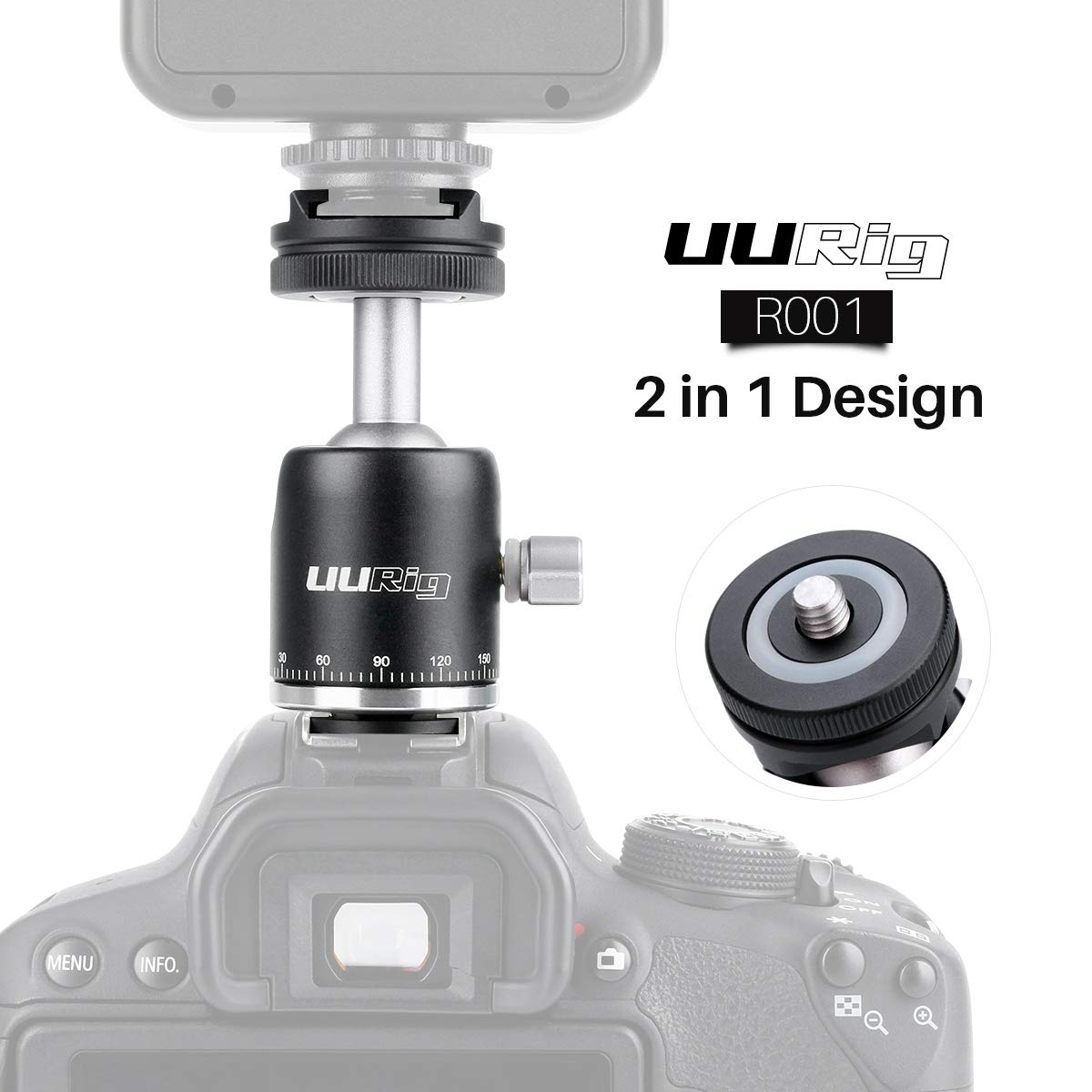 Ball head mini xoay 360 độ - UUrig R001 Ulanzi