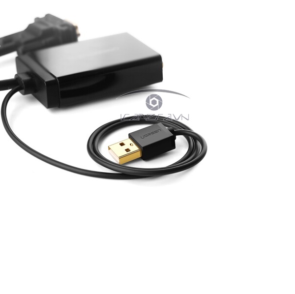 Ugreen 30839 Cáp chuyển VGA to DVI 24+1 dài 0.5m Chính hãng hỗ trợ Full HD