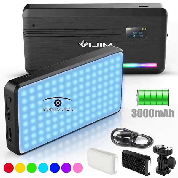  VIJIM VL-3 3000K-6500K RGB LED Video Light