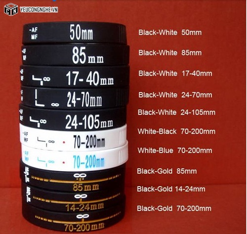 Vòng đeo tay ống kính cao su Camera Lens Wristband Bracelet cho ống kính máy ảnh DSLR Canon Nikon