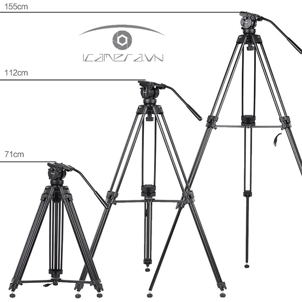 Chân Máy Ảnh VT-2500 – Chính Hãng KINGJOY