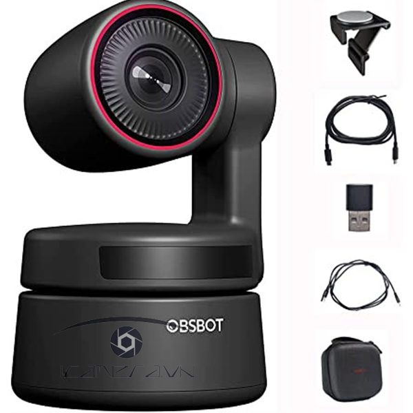  Webcam OBSBOT Tiny 4K AI - Powered PTZ dành cho máy tính và latop