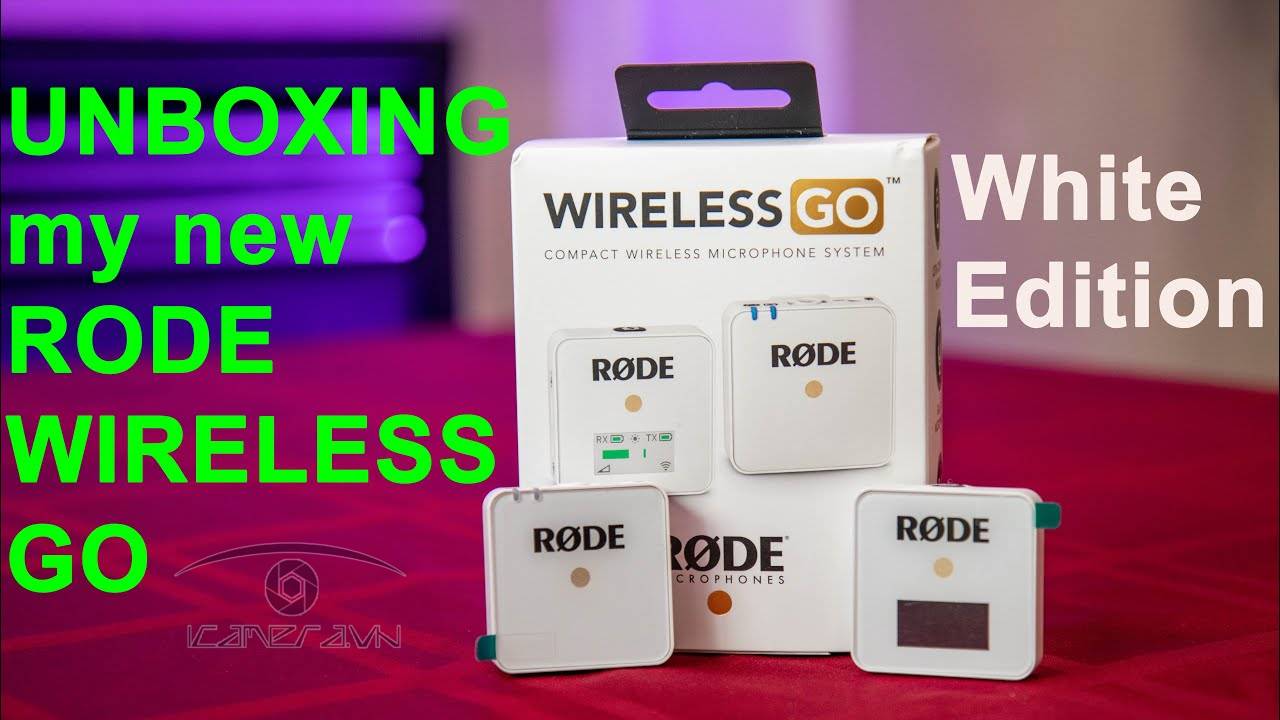 Mic thu âm Rode Wireless Go (White Edition) 