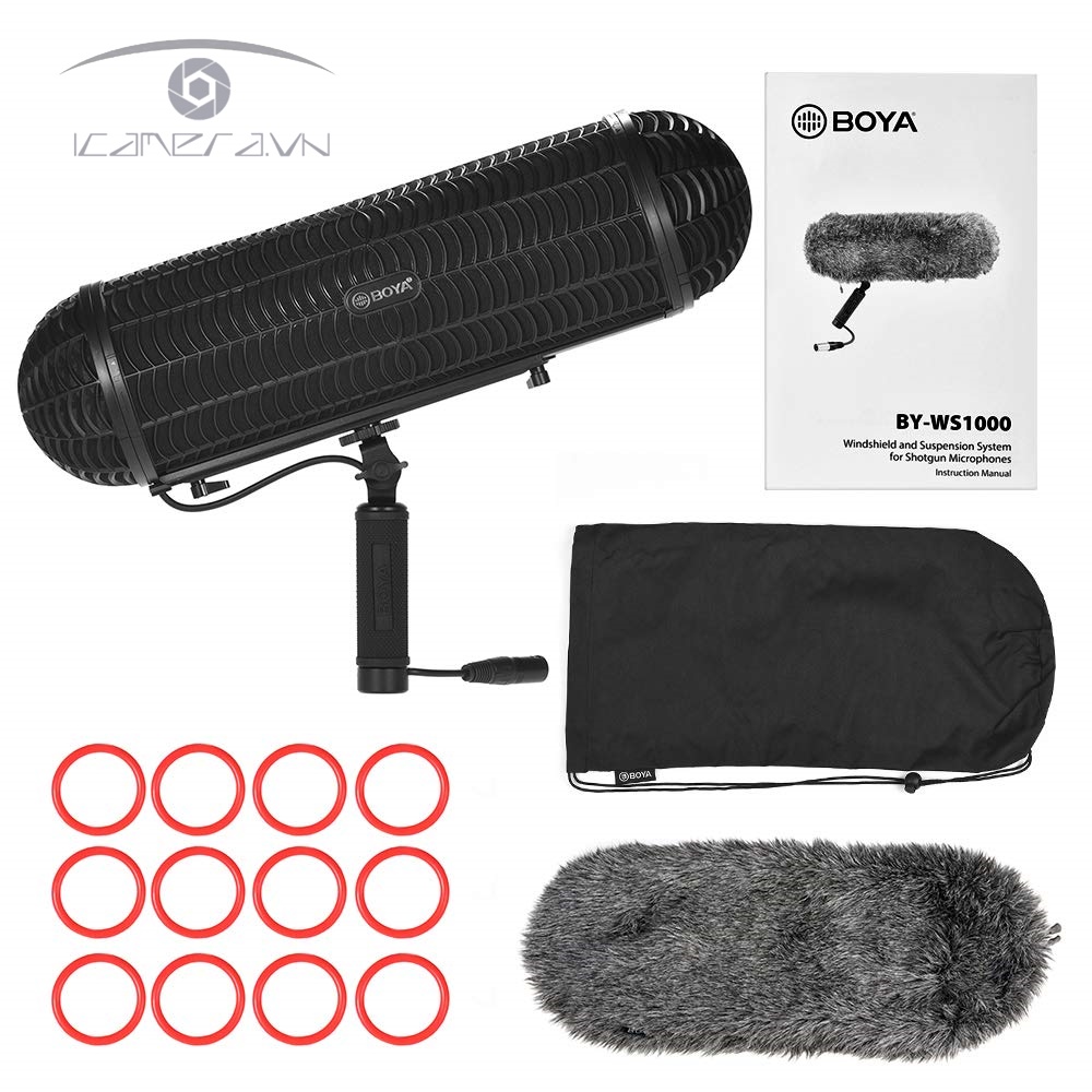 Bộ giá đỡ lọc gió mic Boya BY-WS1000