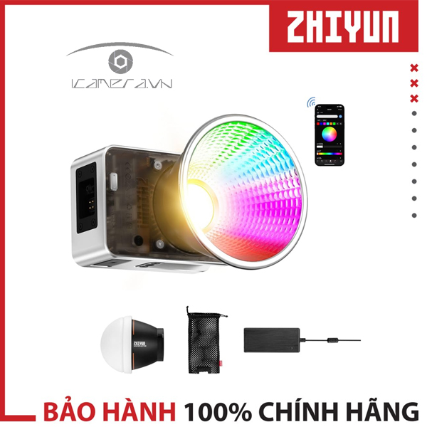 Zhiyun Molus X60 RGB đèn cầm tay 60W nhỏ gọn