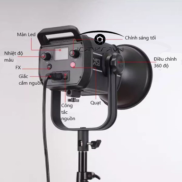 Đèn Led XSJ XL300S 300W Pro Video Light