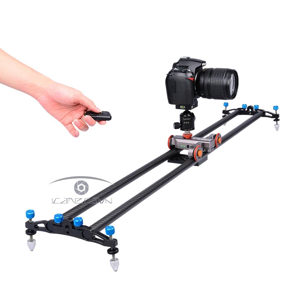 Dolly điện Yelangu L4 kèm điều khiển từ xa hỗ trợ quay phim timelapse