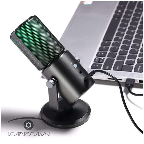 Micro thu âm để bàn Ulanzi YV005