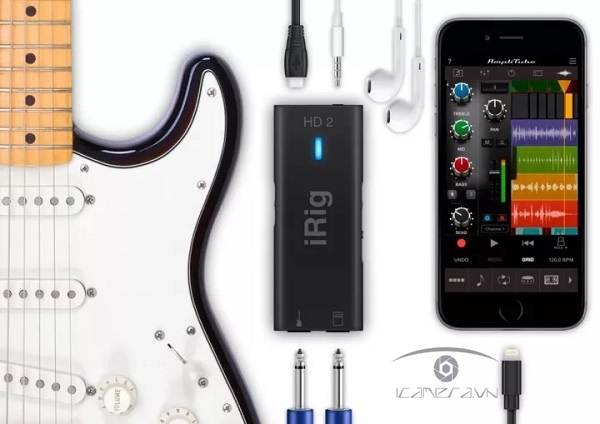 Giao diện Guitar IK Multimedia iRig HD 2 cho IOS và Mac