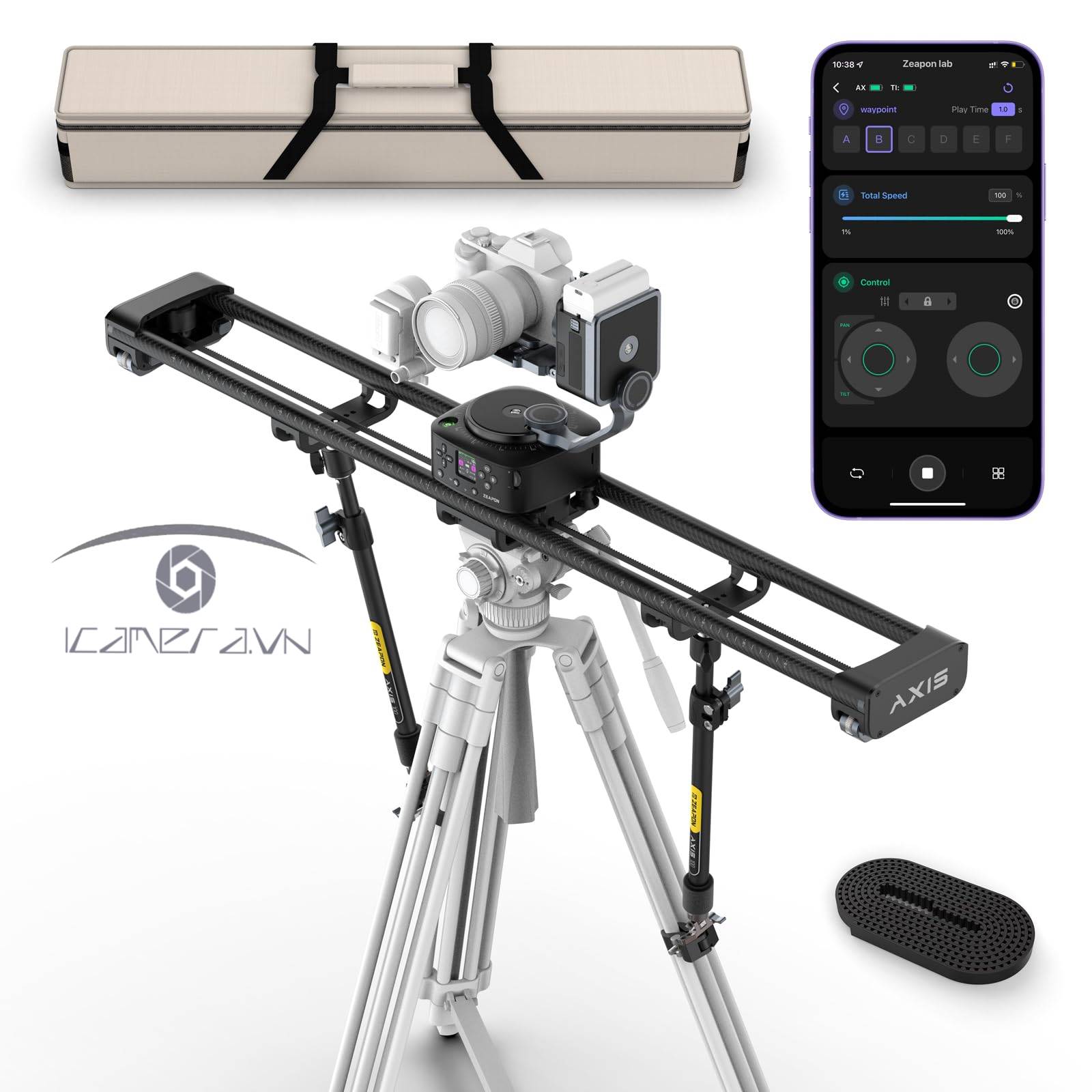 Thanh trượt Zeapon AXIS 100 Pro Multi-axis Motorized Slider (3-axis Version)