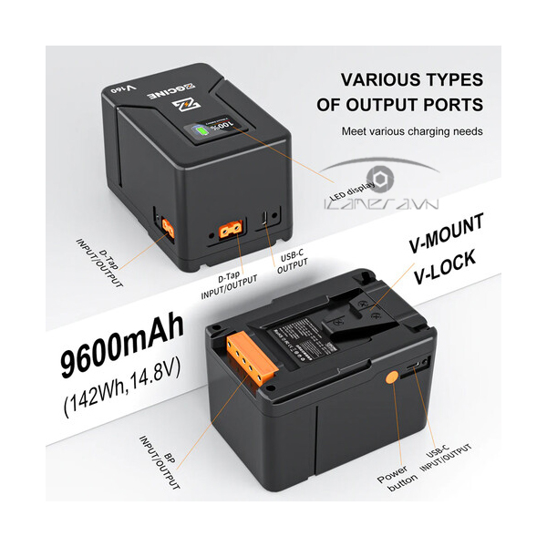 ZGCINE V160 142Wh V-Mount Battery (9600mAh)