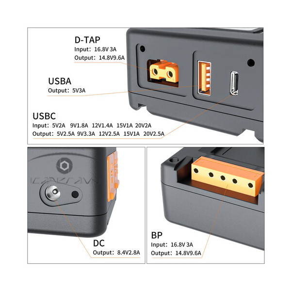ZGCINE ZG-V50 50Wh Pocket-Size V-Mount Battery