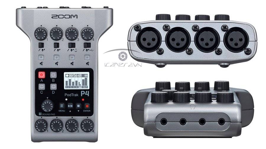 Bộ thu âm 4 kênh Zoom PodTrak P4