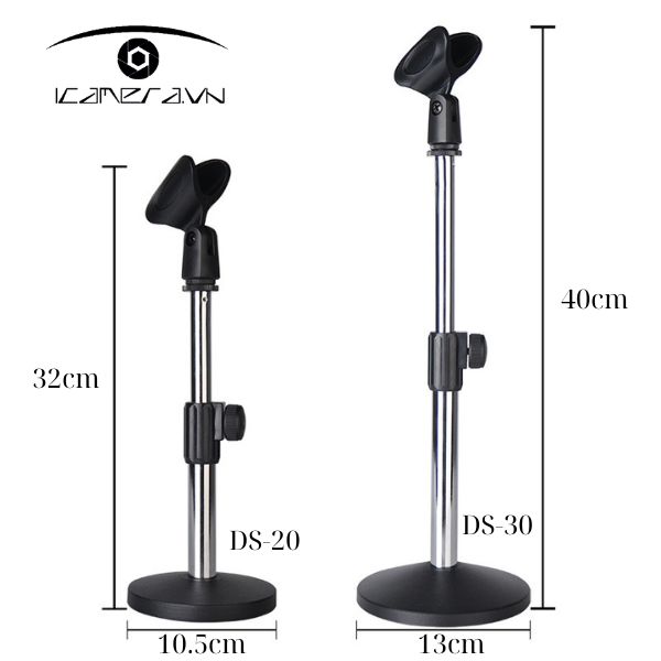 Chân mic để bàn nhỏ gọn Microphone stand DS-30