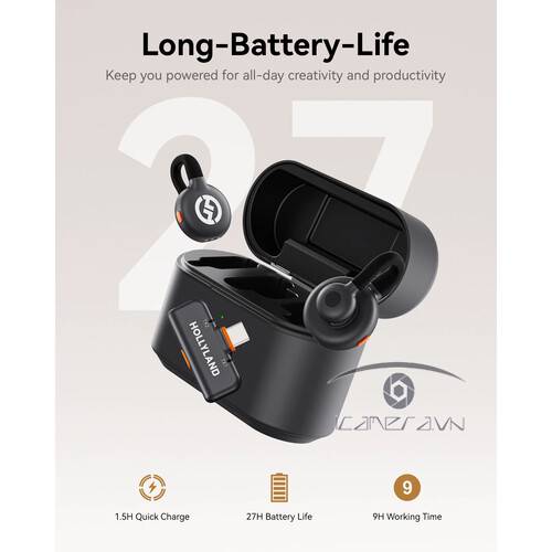 Micro không dây Hollyland LARK M2S (USB-C Plug)