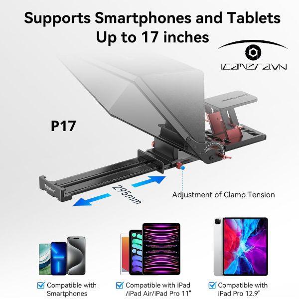 Máy nhắc chữ Telepromter Desview Bestview P17