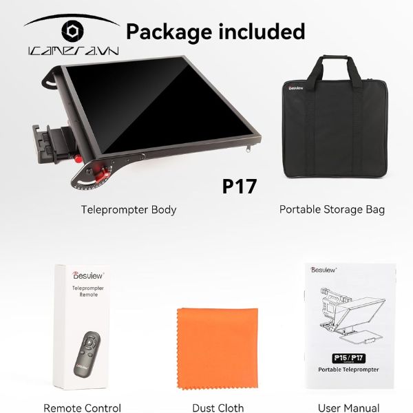 Máy nhắc chữ Telepromter Desview Bestview P17