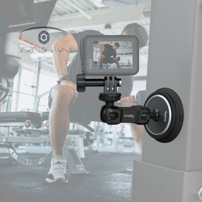 SmallRig 4466 - Giá đỡ hút chân không kèm arm cho Action Camera