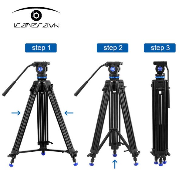 Chân máy quay Benro KH25PC CN