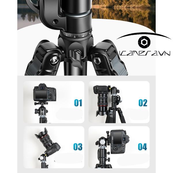 Chân máy ảnh Beike QZSD Q728HL