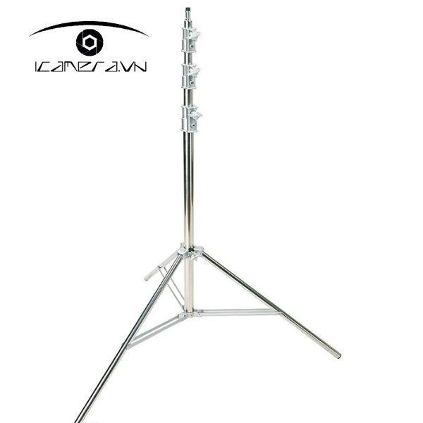 Chân đèn inox 2.8m giá rẻ cho Studio