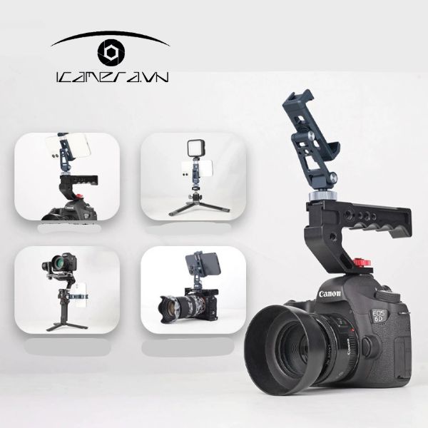 Kẹp điện thoại Xiletu XJS-1 hợp kim nhôm đa năng chính hãng giá tốt