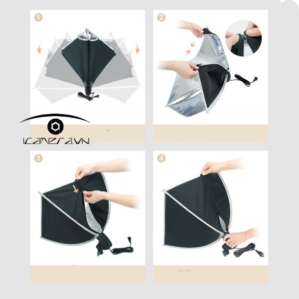 Bộ đèn quay phim chụp ảnh Linco LC245 chính hãng giá rẻ