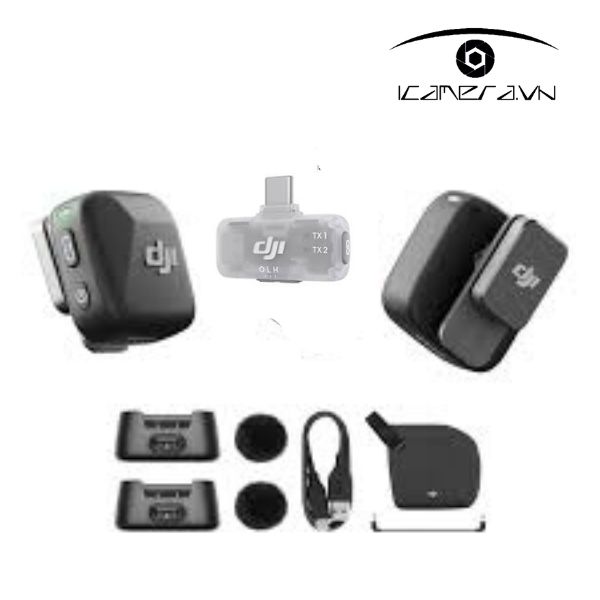DJI Mic Mini phiên bản điện thoại 2TX 1RX