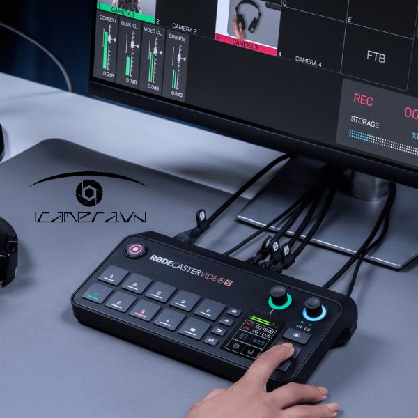RodeCaster Video S bàn điều khiển âm thanh và video đa năng