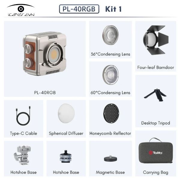 Đèn Led Tolifo PL-40RGB công suất 40W