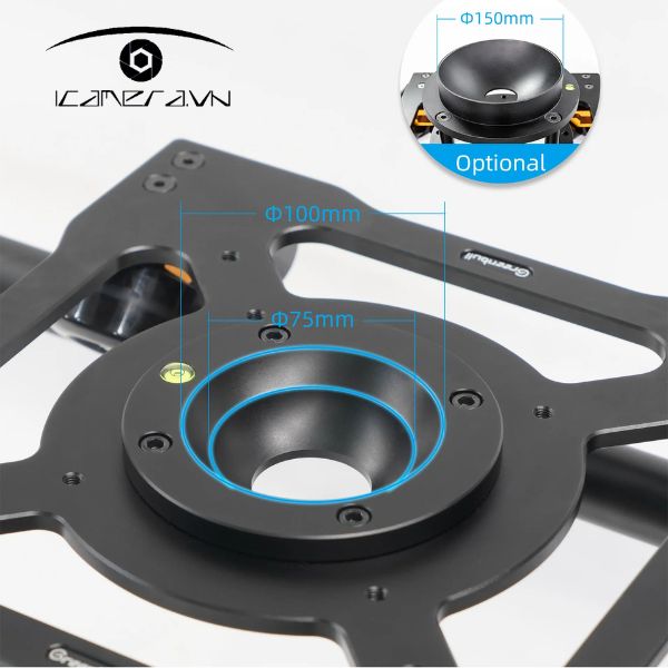 Slider Dolly cho máy quay đa năng 3 thanh 80cm Greenbull BX200