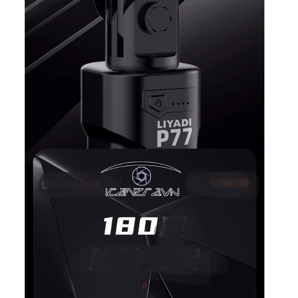 Pin cầm tay P77 cấp nguồn đèn quay phim chụp ảnh